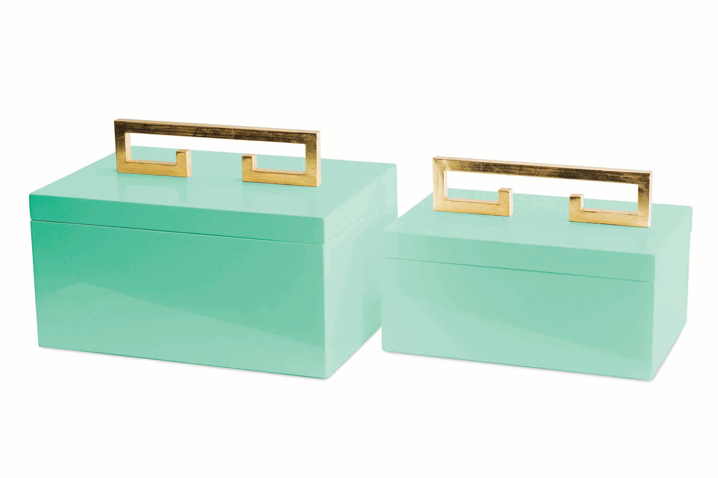 Avondale Boxes [Set of 2] Mint - Couture Lamps