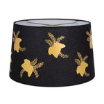Grape Leaf- Black Tapered Shade - Couture Lamps