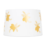 Grape Leaf- White Tapered Shade - Couture Lamps