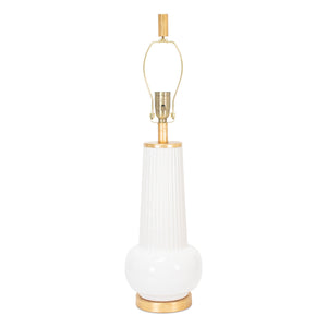 Barron Table Lamp- White - Couture Lamps