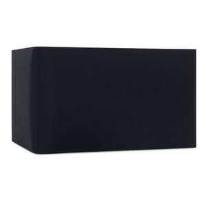 Black Rectangle Shade with White Lining - Couture Lamps
