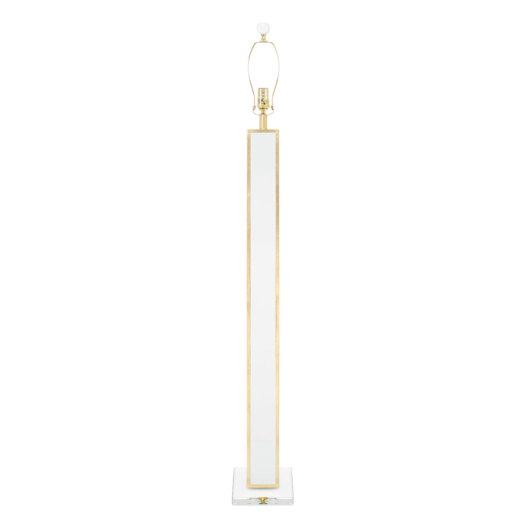 65" Blair Floor Lamp - White and Gold - Couture Lamps