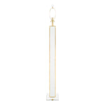 65" Blair Floor Lamp - White and Gold - Couture Lamps