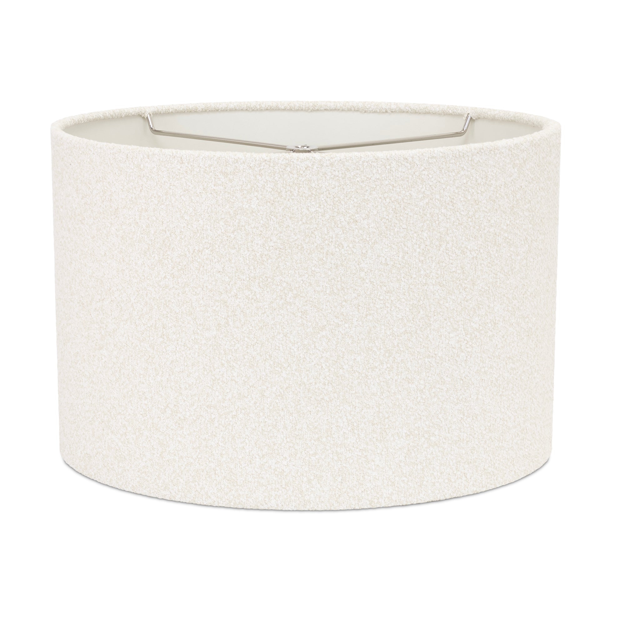 Cream Boucle Lamp Shade - Couture Lamps