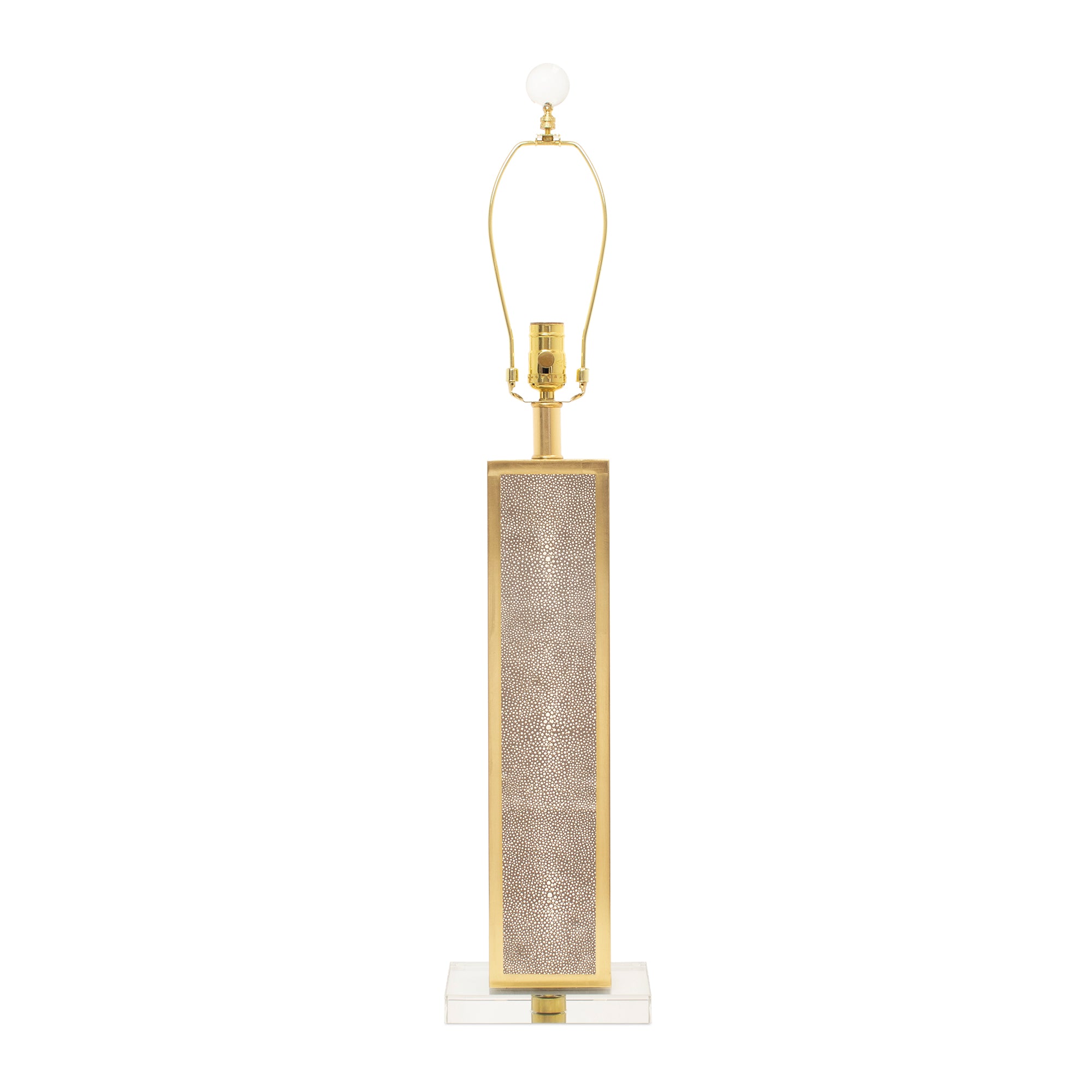 31.5" H Blair Table Lamp Base - Shagreen (Base,Harp,Finial only)