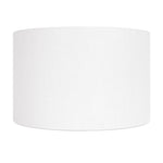 17x17x11"H White Casual Linen Shade w/ Soft Gold lining - Couture Lamps