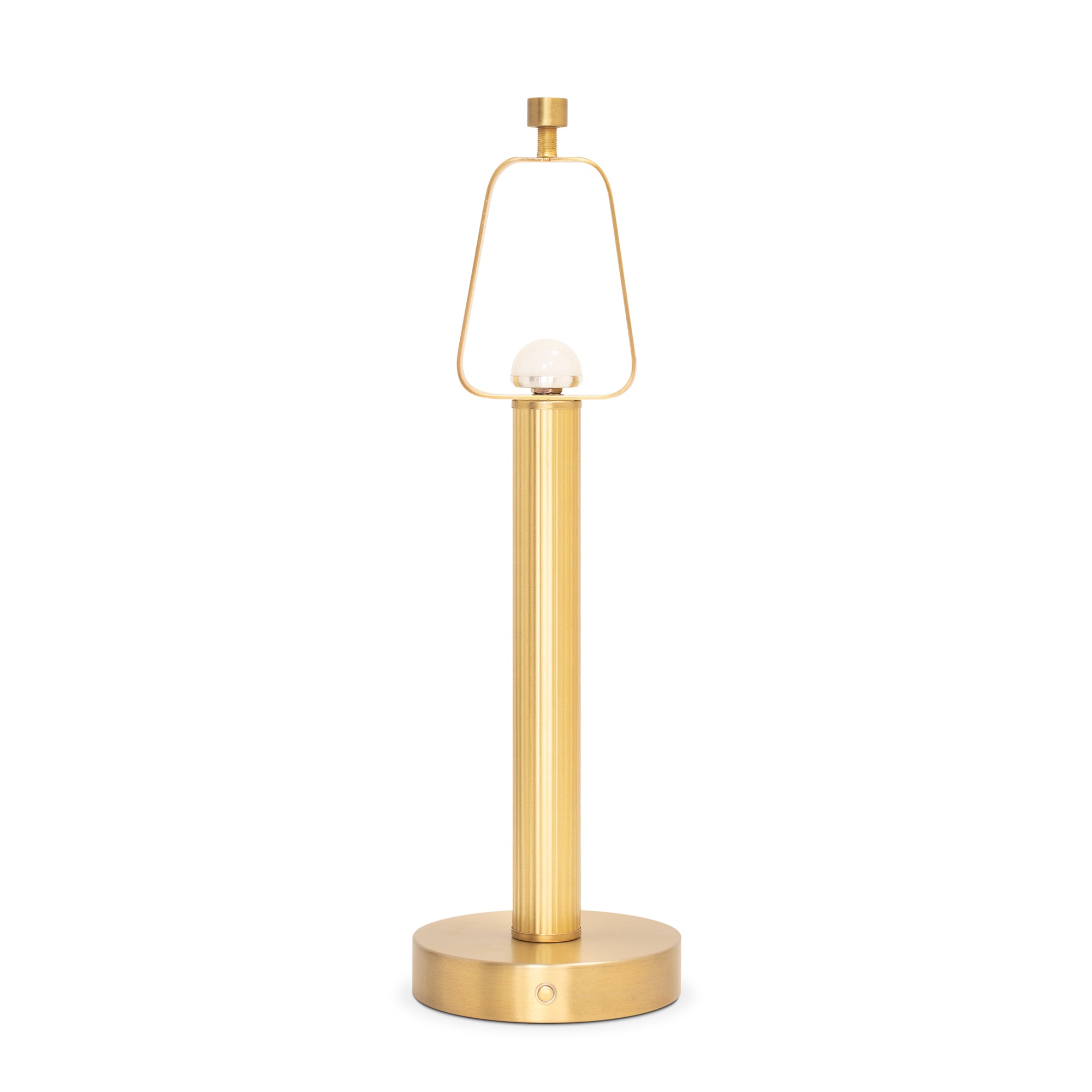 Green Glass Rechargeable Lamp