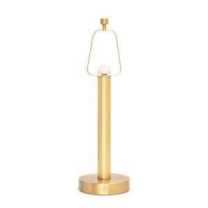 Green Glass Rechargeable Lamp