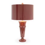 31"H Teinte Table Lamp - Burgundy - Couture Lamps