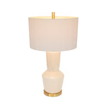 Nachez Table Lamp - Cafe Cream (Base,Harp,Finial) - Couture Lamps