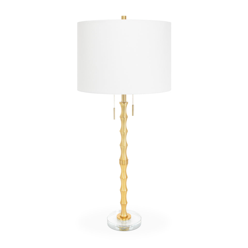 Brass Bamboo Table Lamp