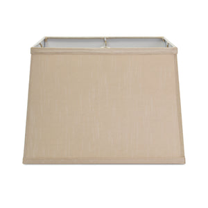 13/9x15/11x10.5 Tan Faux Silk Shade - Couture Lamps