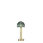 Green Glass Rechargeable Lamp