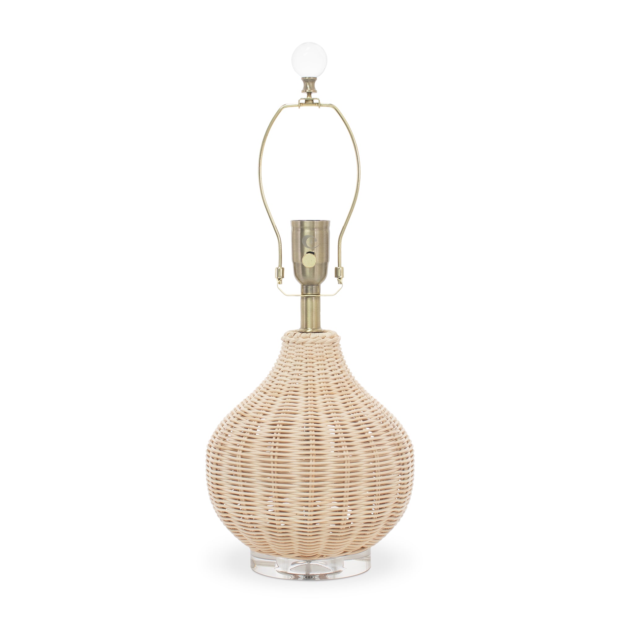 Natural Rattan Hadden Table Lamp - Couture Lamps
