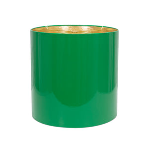 Leaf Green Lacquer Shade with Gold Lining - Couture Lamps