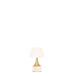 Marble Base Rechargeable Lamp - Couture Lamps