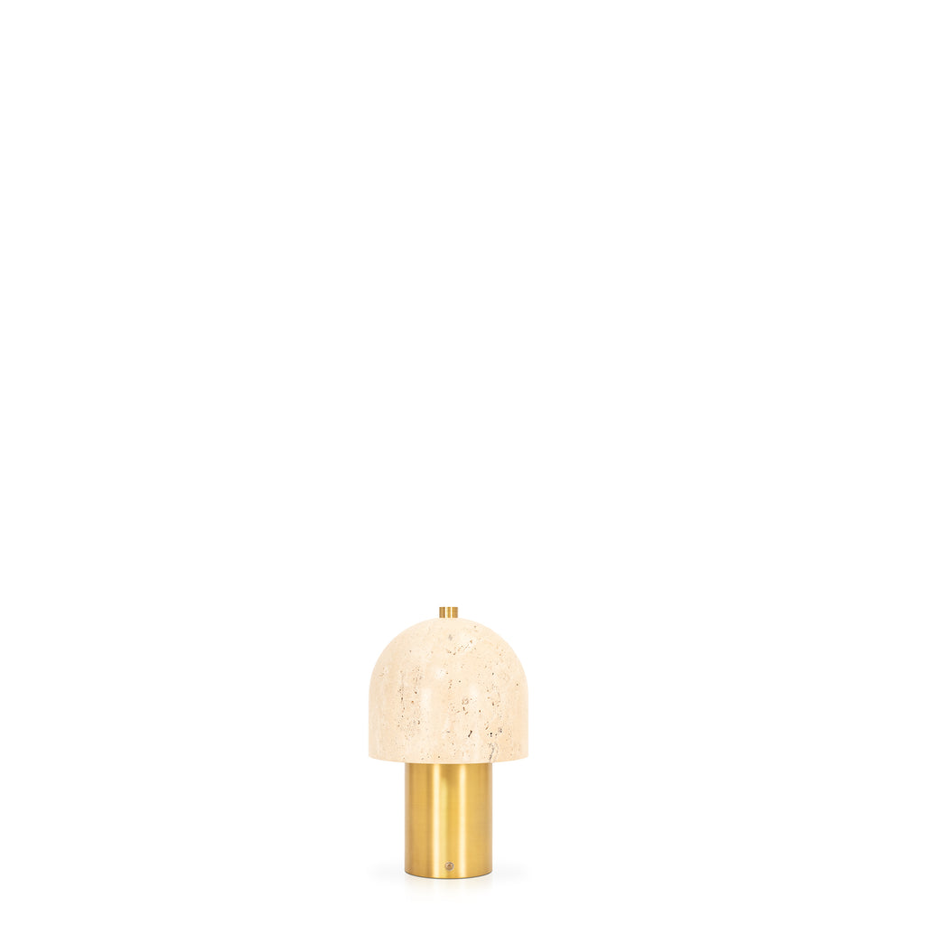 Travertine Rechargeable Lamp - Couture Lamps