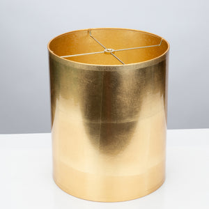 Round Gold Foil Lamp Shade 11 x 11 x 13" - Couture Lamps