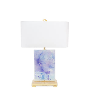 Beth Glover - Lilac/Gold Vertical - Couture Lamps