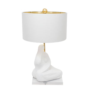 Bettina White Table Lamp - Couture Lamps