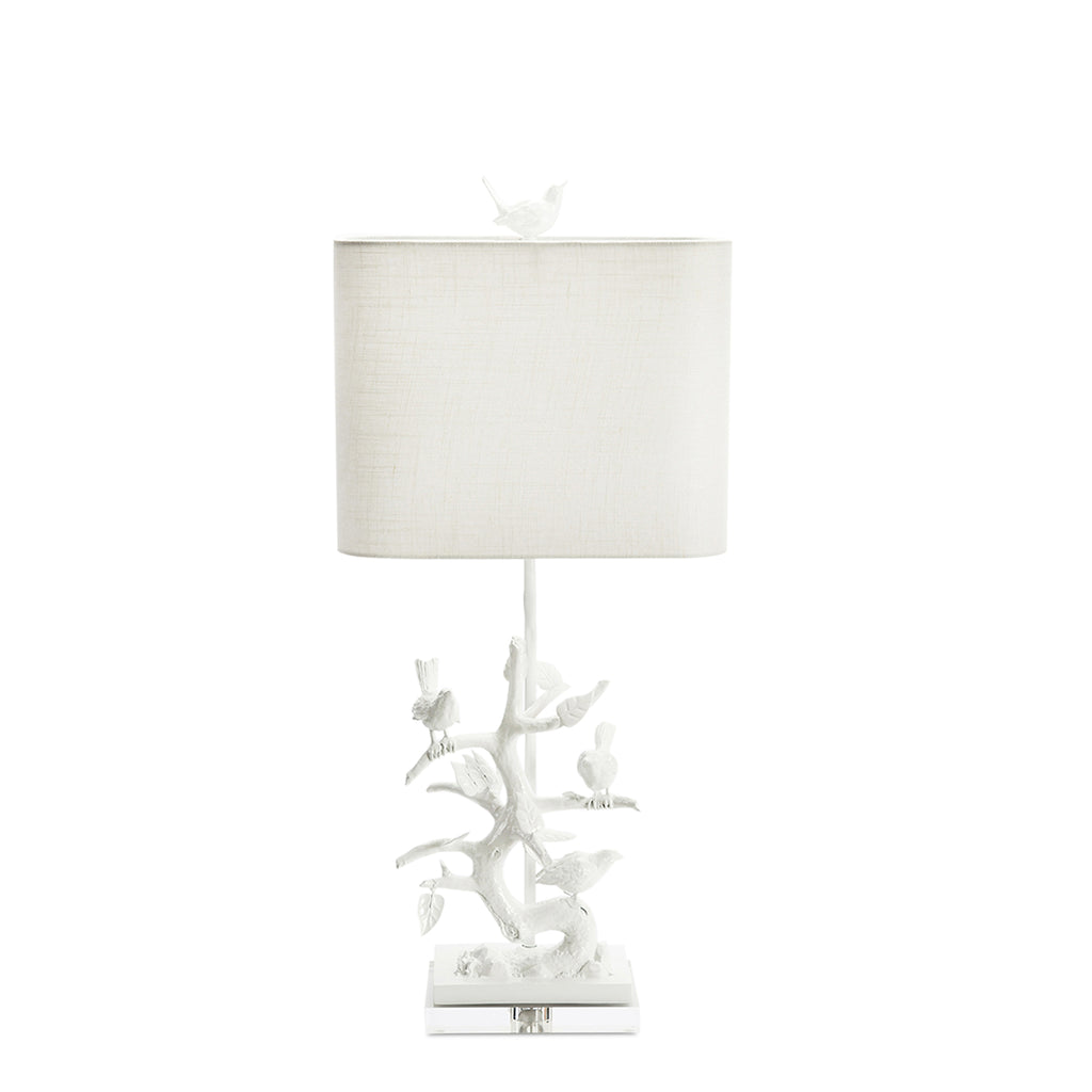 Bird on Branch Table Lamp - Couture Lamps