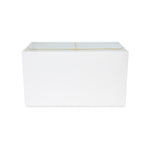 Rectangular White Linen Lamp Shade 20/12 x 20/12 x 12" - Couture Lamps
