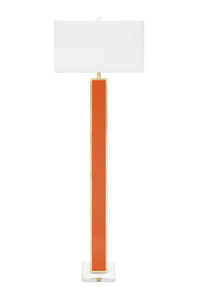 65" Blair Floor Lamp - Orange - Couture Lamps