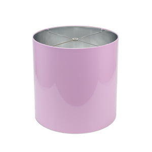 Lilac Lacquer Shade with Silver Lining - Couture Lamps