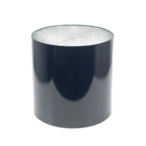 Naval Lacquer Shade with Silver Lining - Couture Lamps