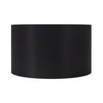 Round Black Linen Drum Shade 16" x 16" x 10" - Couture Lamps