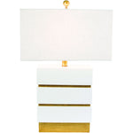 San Simeon Table Lamp, White - Couture Lamps
