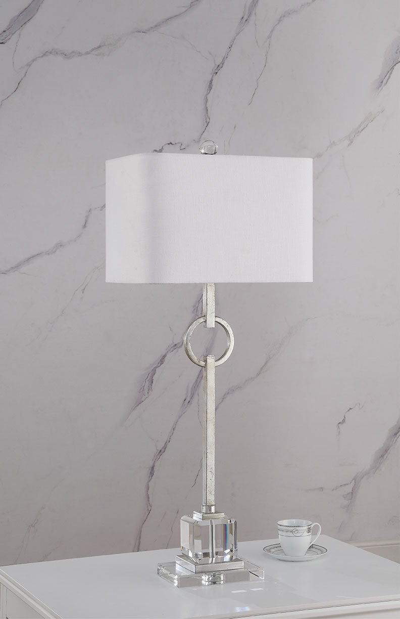 Elaina Silver Table Lamp - Couture Lamps