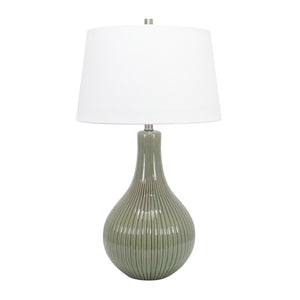 Lize Table Lamp - Celedon - Couture Lamps