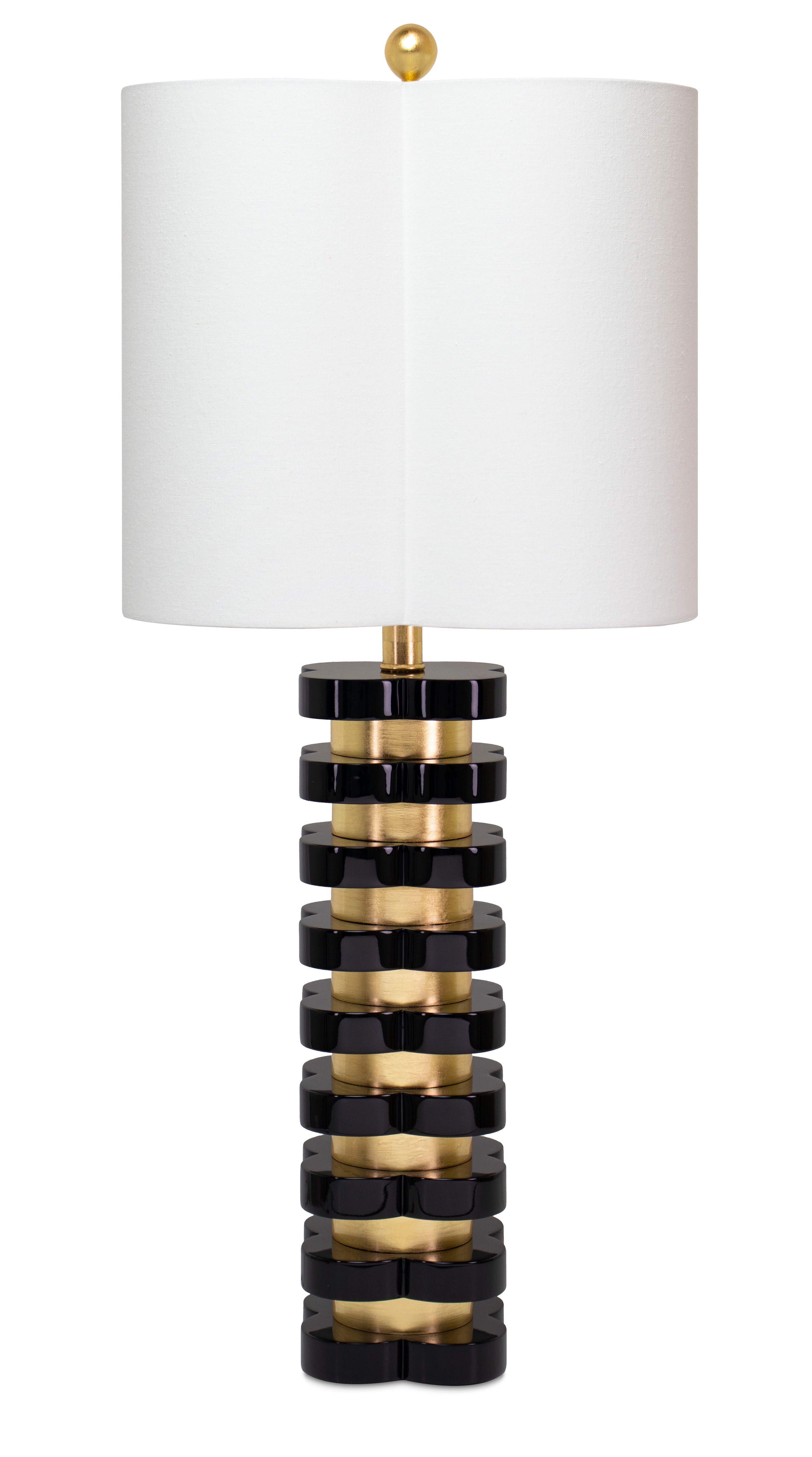 Quatrefoil Lamp Black - Couture Lamps