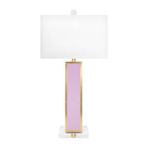 Blair Lilac and Gold Table Lamp with Shade - Couture Lamps