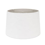 14x16x10"H Casual Linen Shade with Soft Silver Lining - Couture Lamps