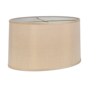 12/18 x 13/19 x 11" Oval Hardbadck Shade - Couture Lamps