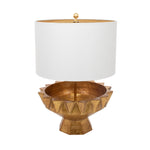 Kubrick Aged Gold Table Lamp - Couture Lamps