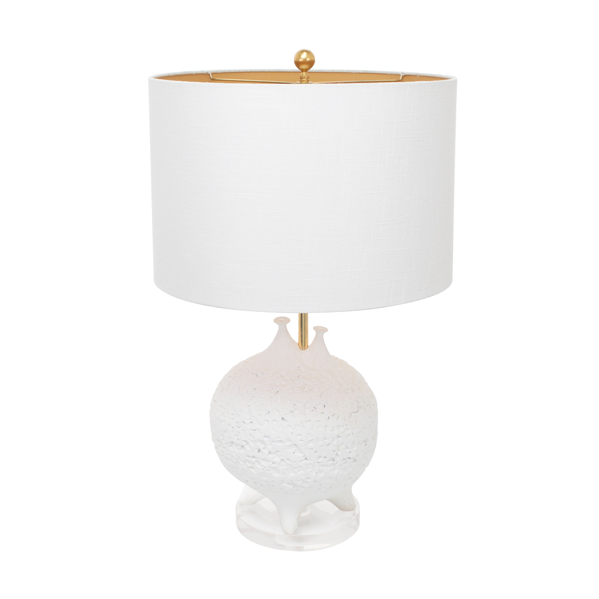 Luna White Table Lamp - Couture Lamps
