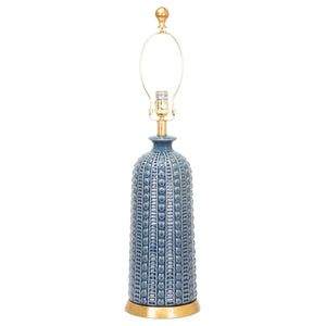 Melrose Table Lamp Base, Denim Blue - Couture Lamps