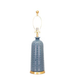 Melrose Table Lamp Base, Denim Blue - Couture Lamps