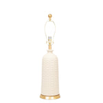 Melrose Table Lamp Base, Off White - Couture Lamps