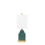 Menderes Table Lamp - Emerald - Couture Lamps