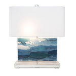 Beth Glover - Blue/Silver Horizontal - Couture Lamps