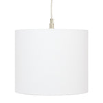 Brushed Silver Pendant Kit with Canopy - Couture Lamps