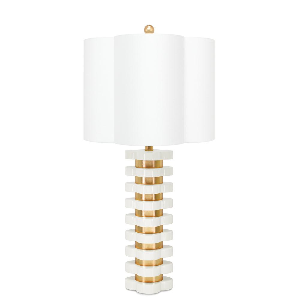 Quatrefoil Lamp White Couture Lamps