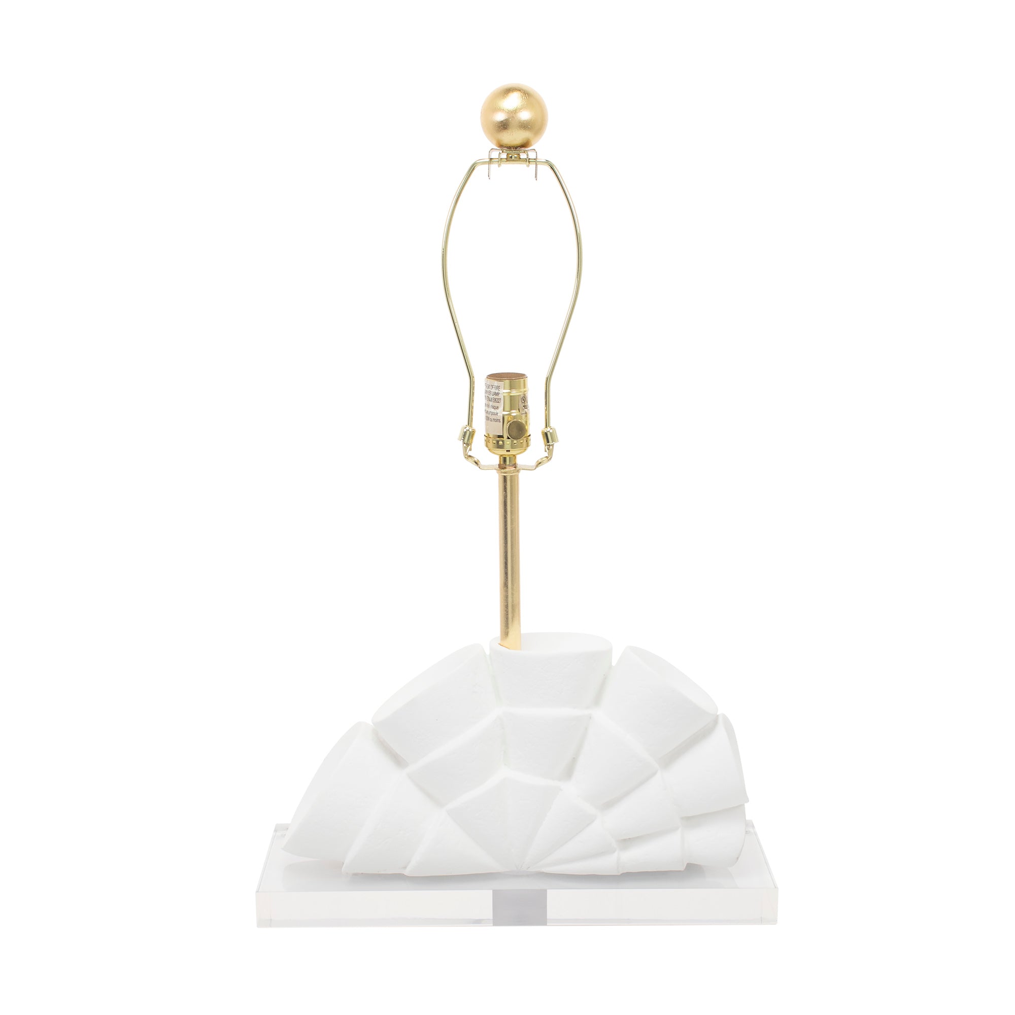 Rialto White Table Lamp - Couture Lamps