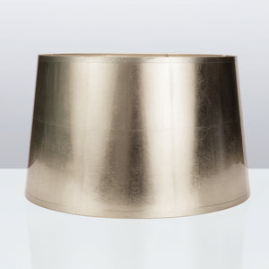 Tapered Silver Foil Lamp Shade 14" x 16" x 10" - Couture Lamps