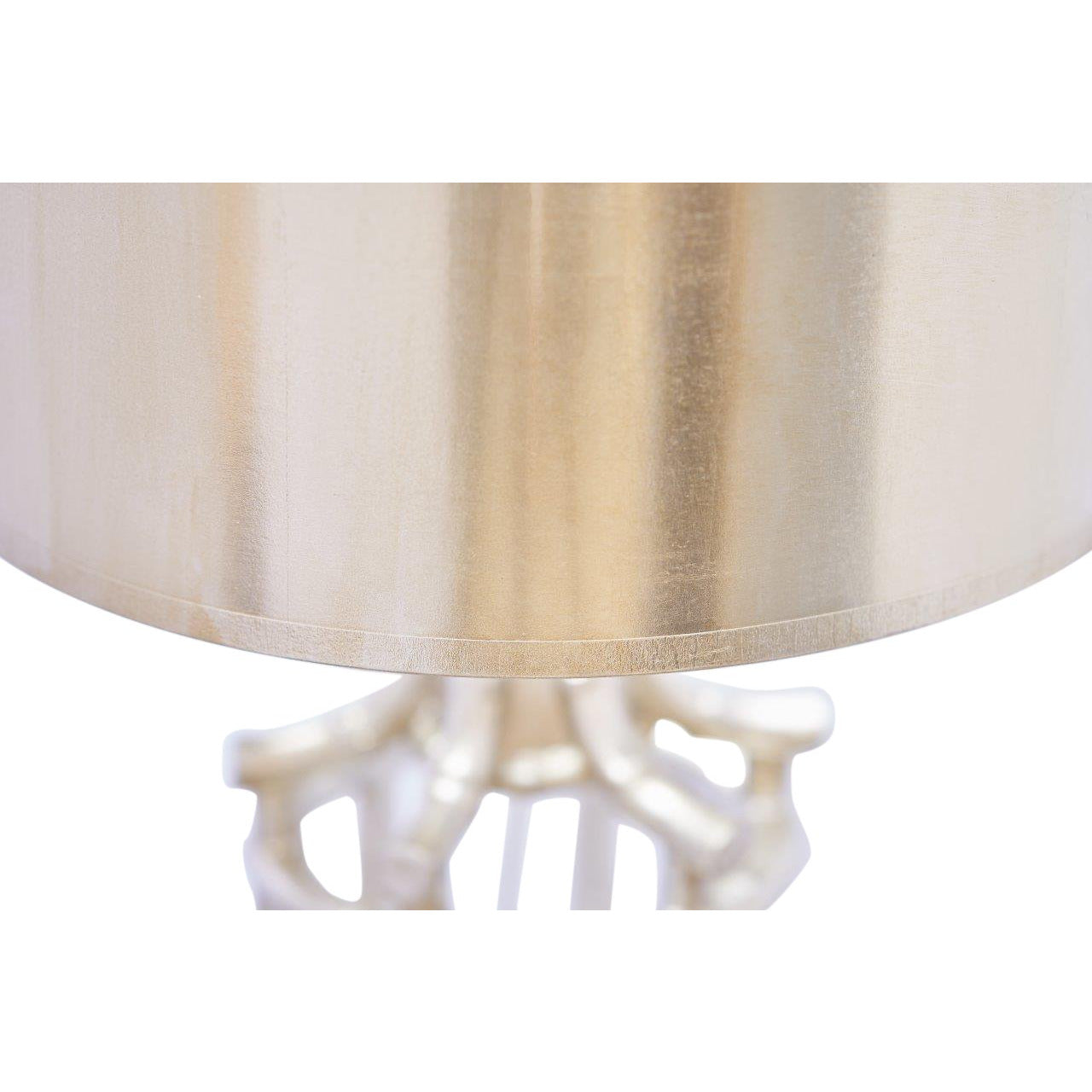 Bamboo Table Lamp, Silver - Couture Lamps